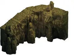 Game Model - Buddha Cliff Cliffs 3D model