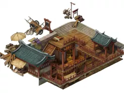 Game Model - City Warehouse 3D model