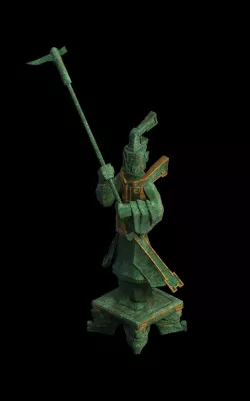 Game model - demon official statue 1 3D model