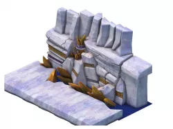 Game Model - Gray Rock Wall 03 3D model