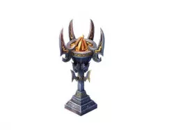 Game Model - Hanging Garden - Magic Army Camp Braz 3D model