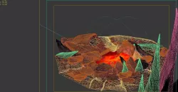 Game Model - Spray the lava hole 3D model