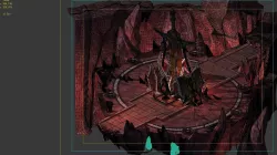 Game model - the altar on the volcano 3D model