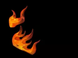 Game model - the magma on the fire 3D model