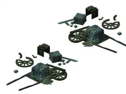 Game Models - Broken Wagons 3D model