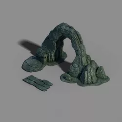 Gangs demon gang - stone arch 3D model