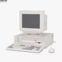 Generic Old PC 3D model