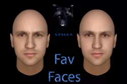 GerardB FavFaces 3D model