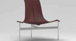 Gratz Industries TG-15 Sling Lounge Chair 3D model