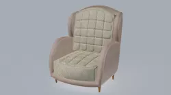 Hamster Armchair 3D model