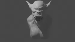 Head Ork 3D model