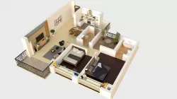 High details floorplan 3D model