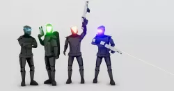 Imminence Low Poly Sci-fi Soldiers Low-poly 3D model