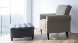 Interior Startup Livingroom Sceen Subdive Ready for Rendering Low-poly 3D model