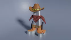 Jebediah Springfield Tongue 3D model