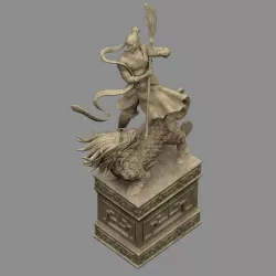 Kirin - Soldier - Warrior Statue 3D model