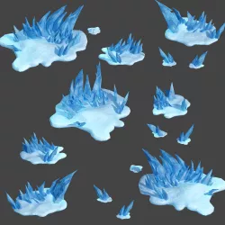 Kunlun Snow Mountain - Snow Thorn 30 3D model
