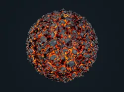 Lava Ground Seamless PBR Texture 25 Texture