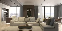 Living Room  REDSHIFT 3D model