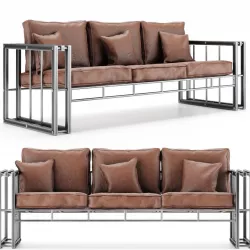 LOFT style sofa 3D model