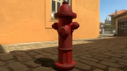 Lowpoly Fire Hydrant Low-poly 3D model