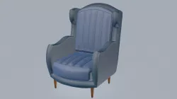 Lux Armchair 3D model