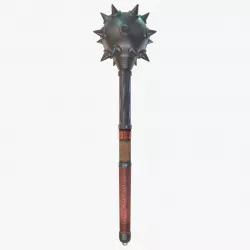 Mace morningstar Low-poly 3D model
