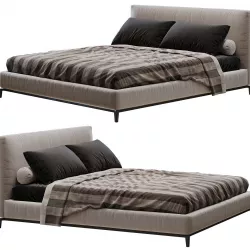 Minotti Andersen Bed 3D model
