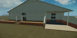 Modern cottage 003 - exterior and interior 3D model
