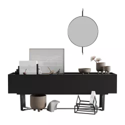 More Pero Sideboard With Kristina Dam Decor 3D model