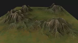 Mountain Landscape 3D model