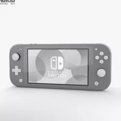 Nintendo Switch Lite Gray 3D model