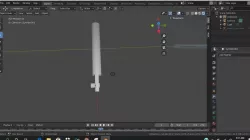 Nothing more than a beveled shaft  3D model