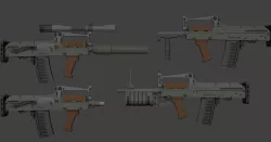 OC GROZA 14  - Low Poly Isometric Low-poly 3D model