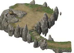 One hundred thousand mountains - mountain - stone 3D model