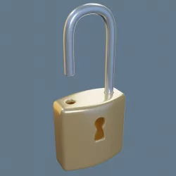 Padlock 3D model