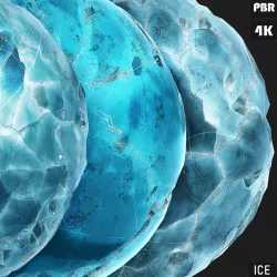 PBR Ice  Texture