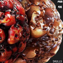 PBR Skulls Texture