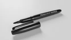 Permanent Marker Low-poly 3D model