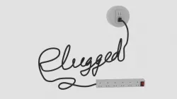 Plugged Logo  3D model