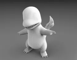 POKEMON - HIGH RES - 004 CHARMANDER 3D model