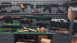 Poligonal Weapon Rack Low-poly 3D model