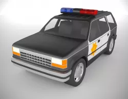 PolyCAR N51 lp1 Low-poly 3D model