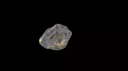 Procedural Low Poly Crystal Set Low-poly 3D model
