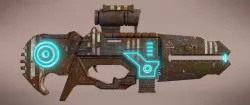 Railgun Low-poly 3D model