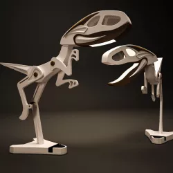 Raptor Lamp 3D model