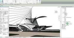 Revit file - Milwaukee Art Museum 3D model