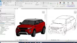  Revit High Quality 3D model LandRover Evoque 3D model