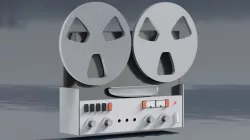 revox a77 analog recorder Low-poly 3D model