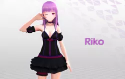 Riko V3 Original - VRChat and Game Ready Low-poly 3D model